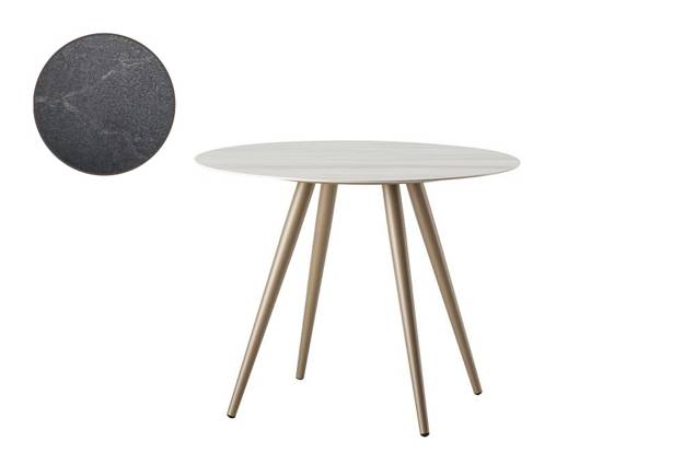 Kapstadt Table de jardin aluminium 80x80 cm