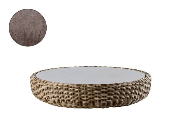Siena Loungetisch Rattan Ø 120 cm