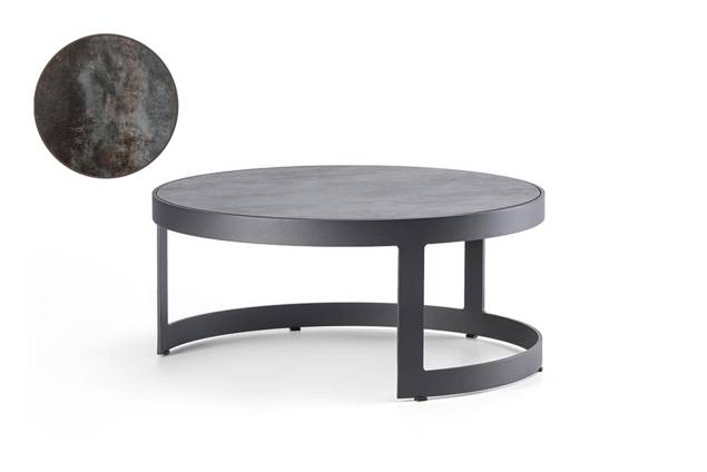 Lucca Loungetisch Aluminium Ø 75 cm