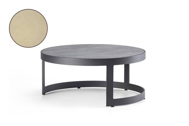 Lucca Loungetisch Aluminium Ø 75 cm