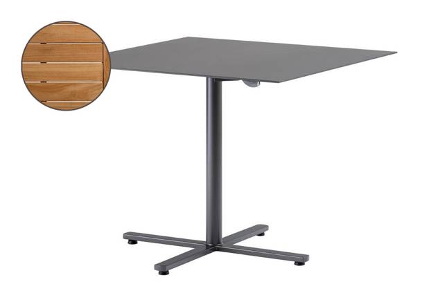 Stockholm Gartentisch klappbar Stahl Ø 70 cm