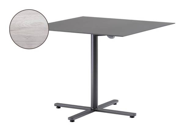 Stockholm Gartentisch klappbar Stahl 80x80 cm