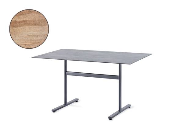 Stockholm Gartentisch klappbar Stahl 160x90 cm