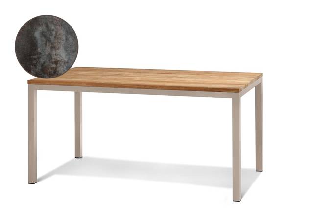 Kopenhagen Table de jardin aluminium 220x100 cm