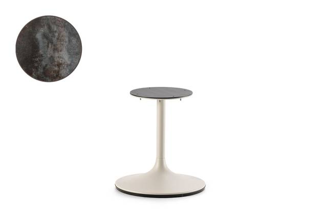 Ontario Loungetisch rund Edelstahl Ø 70 cm