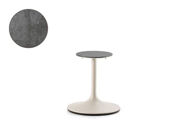 Ontario Loungetisch rund Edelstahl Ø 70 cm