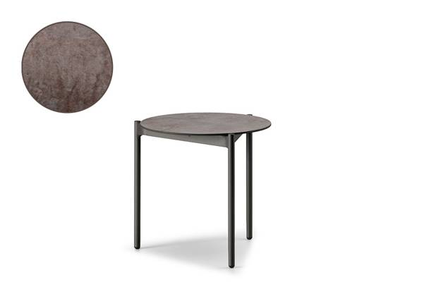 Taormina Loungetisch rund Aluminium Ø 45 cm