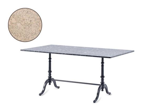 Nostalgie Table de jardin fonte d'acier 200x110 cm