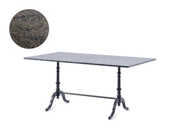 Nostalgie Gartentisch Stahlguss 167x106 cm