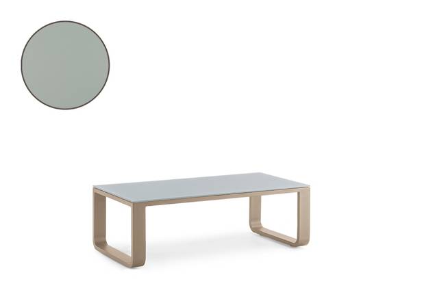 Split Table de salon aluminium 120x60 cm