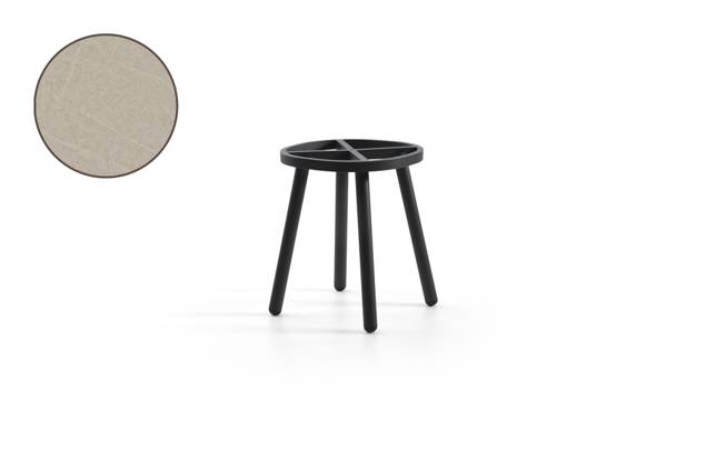 Santiago Table de salon aluminium 50x50 cm