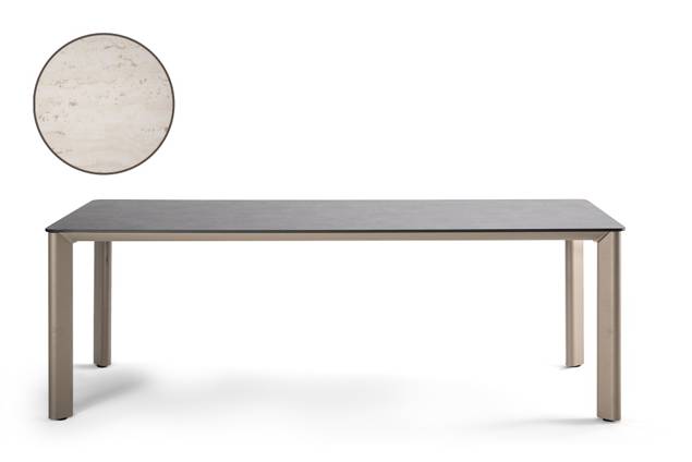 Colares Gartentisch Aluminium 220x100 cm