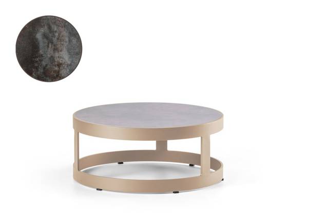 Lucca Loungetisch Aluminium Ø 60 cm