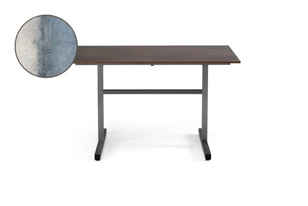 Dublin Table de jardin pliante acier inoxydable 80x90 cm