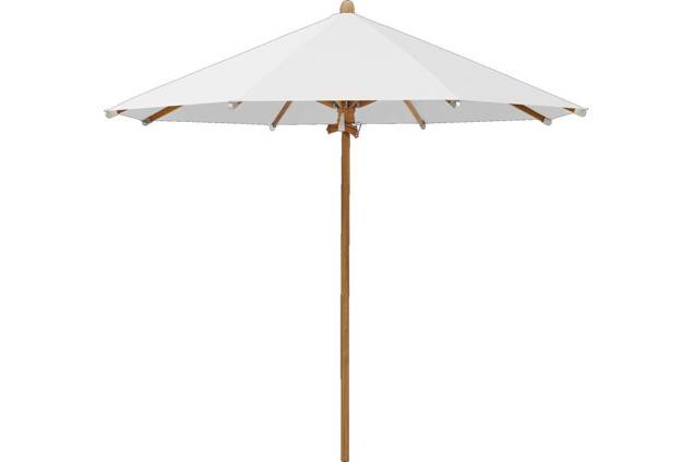 TEAKWOOD Parasol Glatz rond Ø 300 cm