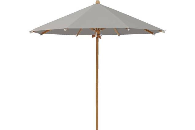 TEAKWOOD Parasol Glatz rond Ø 300 cm