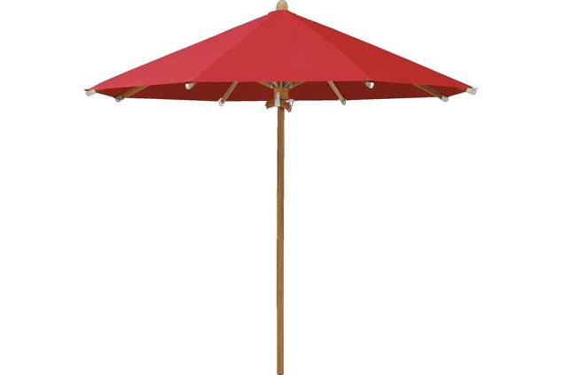 TEAKWOOD Sonnenschirm Glatz rund Ø 300 cm