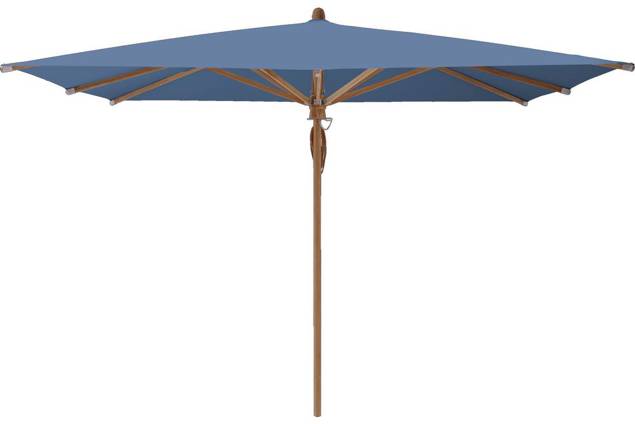 TEAKWOOD Sonnenschirm Glatz quadratisch 330 x 330 cm