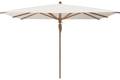 TEAKWOOD Parasol Glatz carrée 330 x 330 cm