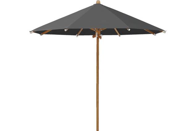 TEAKWOOD Parasol Glatz rond Ø 350 cm