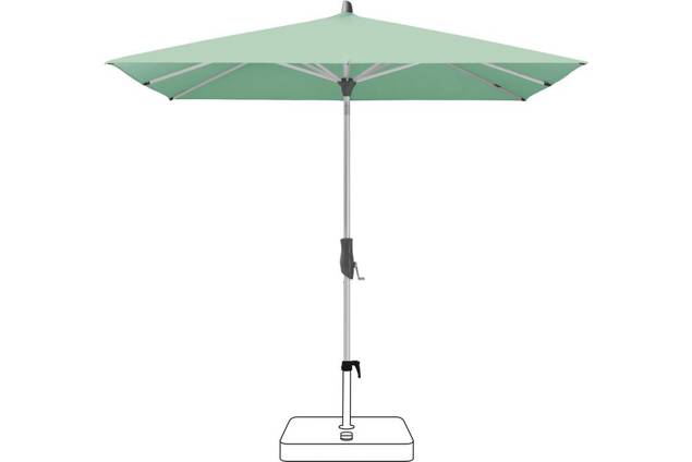 ALU-TWIST Sonnenschirm Glatz quadratisch 240 x 240 cm