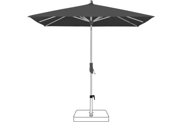 ALU-TWIST Parasol Glatz carré 240 x 240 cm