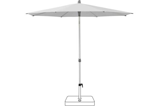 ALU-SMART Parasol Glatz rond Ø 200 cm