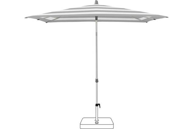 ALU-SMART Sonnenschirm Glatz quadratisch 200 x 200 cm