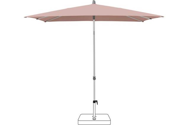 ALU-SMART Sonnenschirm Glatz quadratisch 200 x 200 cm