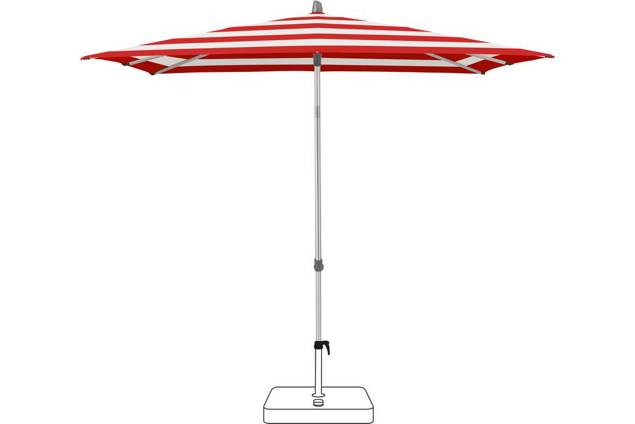 ALU-SMART Parasol Glatz carrée 200 x 200 cm