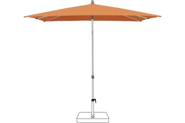 ALU-SMART Parasol Glatz carrée 200 x 200 cm