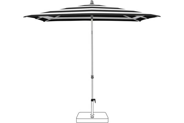 ALU-SMART Parasol Glatz carrée 200 x 200 cm
