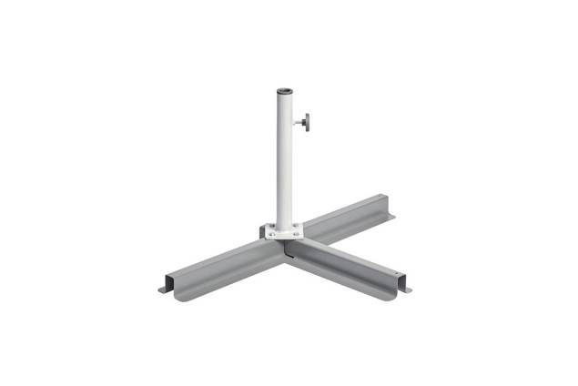 Support à croix pour 2 dalles incl tube de support