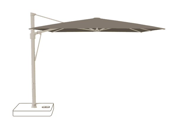 VITA® Sfera Sonnenschirm Glatz quadratisch 300 x 300 cm