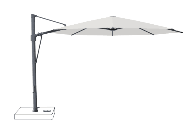 VITA® Sfera Sonnenschirm Glatz rund Ø 375 cm
