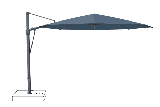 VITA® Sfera Sonnenschirm Glatz rund Ø 375 cm