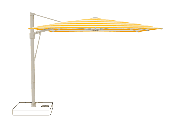 VITA® Sfera Sonnenschirm Glatz rechteckig 400 x 300 cm