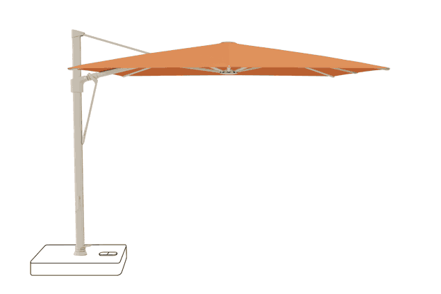 VITA® Sfera Sonnenschirm Glatz rechteckig 400 x 300 cm