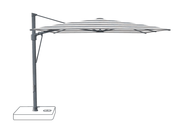 VITA® Sfera Sonnenschirm Glatz rechteckig 400 x 300 cm