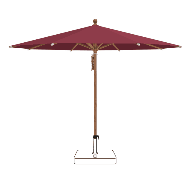 PIAZZA® Sonnenschirm Glatz rund Ø 250 cm