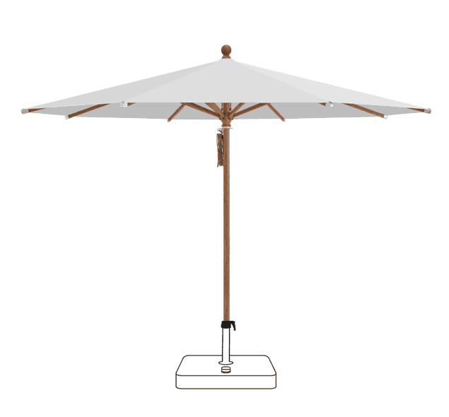 PIAZZA® Sonnenschirm Glatz rund Ø 250 cm