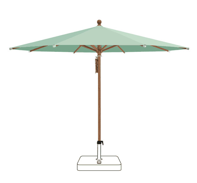 PIAZZA® Sonnenschirm Glatz rund Ø 250 cm