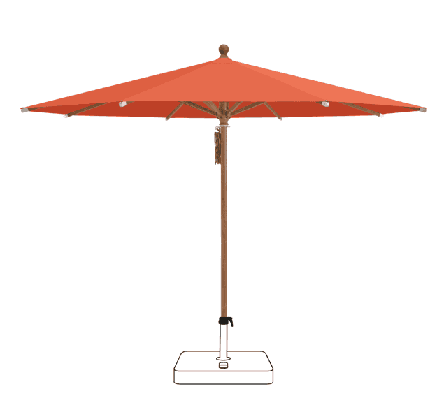 PIAZZA® Sonnenschirm Glatz rund Ø 250 cm
