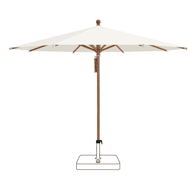 PIAZZA® Sonnenschirm Glatz rund Ø 300 cm