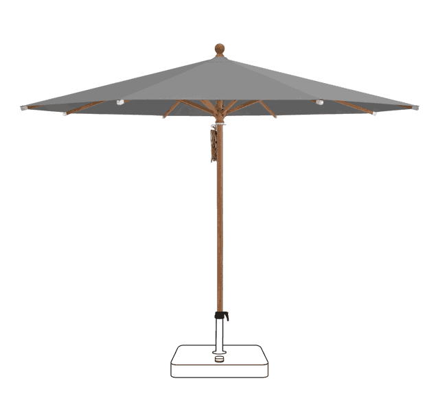PIAZZA® Sonnenschirm Glatz rund Ø 300 cm
