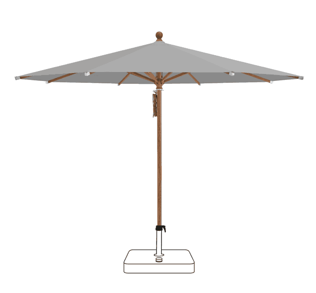 PIAZZA® Sonnenschirm Glatz rund Ø 300 cm
