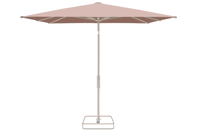 VITA® Torna Sonnenschirm Glatz rechteckig 210 x 150 cm