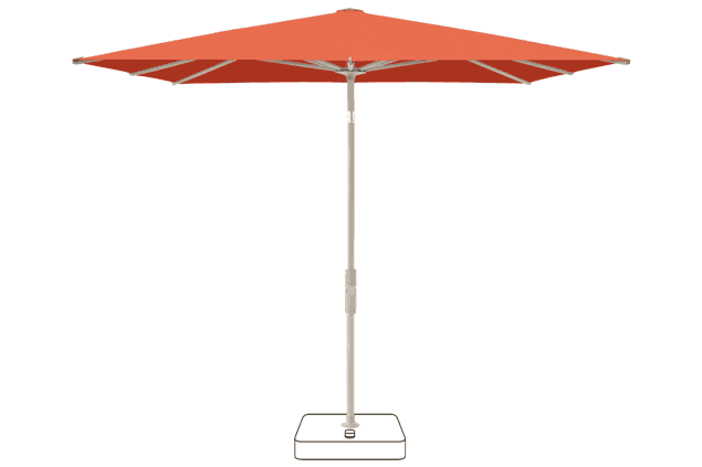 VITA® Torna Sonnenschirm Glatz rechteckig 210 x 150 cm