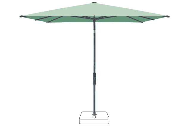VITA® Torna Parasol Glatz rectangulaire 210 x 150 cm
