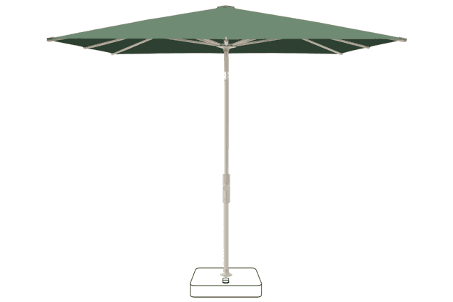 VITA® Torna Parasol Glatz carrée 240 x 240 cm